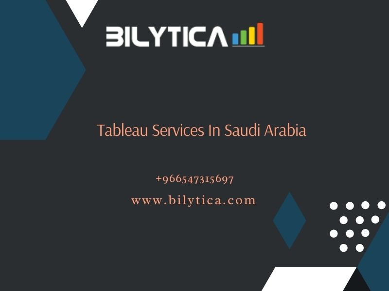 Smart Data Preparation Of Tableau Services In Saudi Arabia